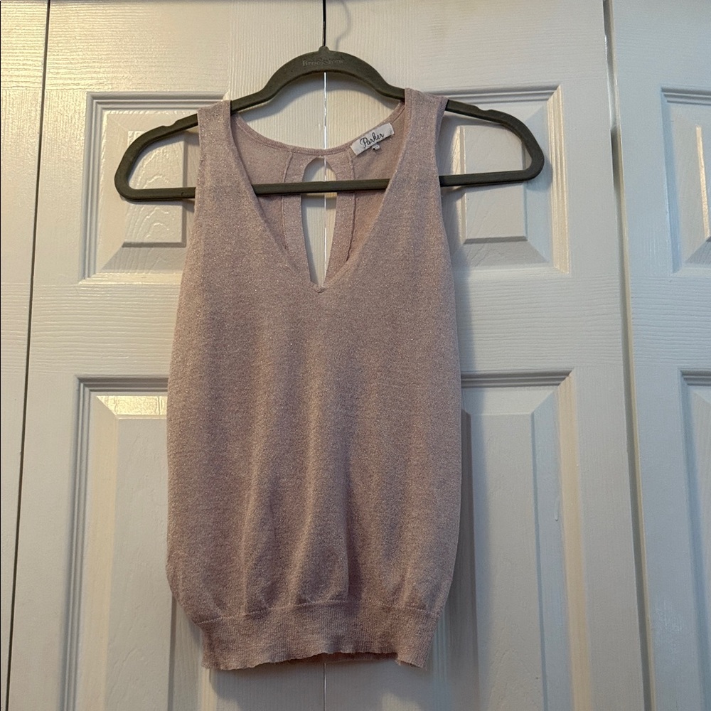 Parker Pink Sleeveless Blouse